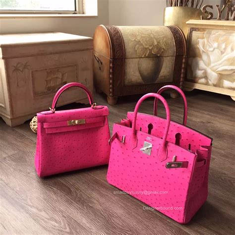 hermes ostrich pink|ostrich hermes kelly.